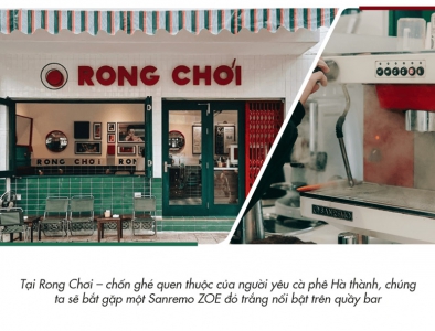 SỰ KẾT HỢP GIỮA RONG CHƠI CAFE QUÁN CAFE CONCEPT HONGKONG VÀ SANREMO ZOE ĐỎ TRẮNG